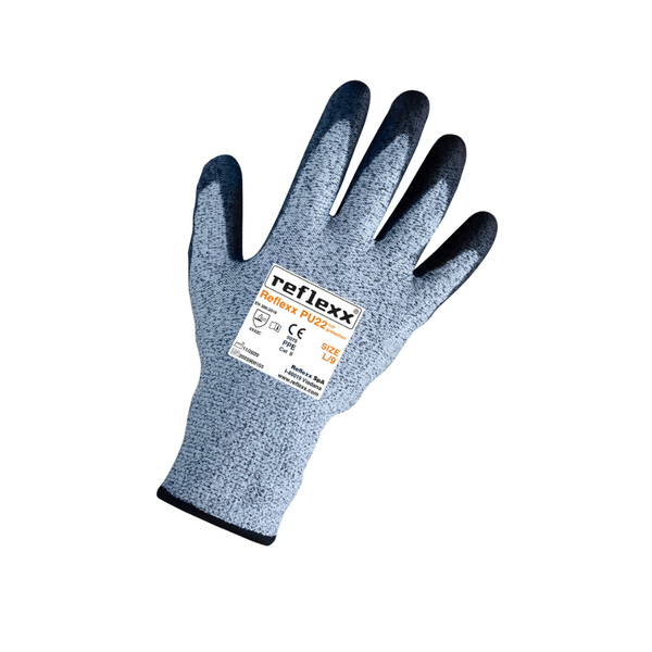 Guanti supportati in poliuretano antitaglio | 50 paia – Reflexx PU22 | Gef Medica
