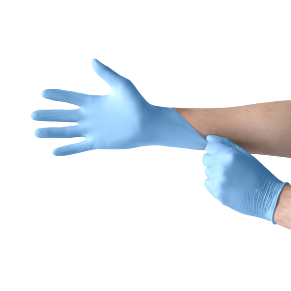 Guanti monouso in nitrile polvere 2.8 g– Feather Nitrexx| 10 Box da 100 pezzi