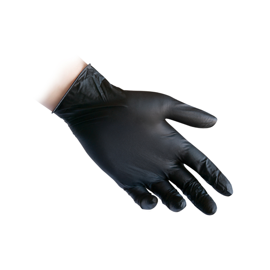 Guanti monouso in nitrile nero Reflexx R67 - 5,5 g - 10 box da 100 pezzi