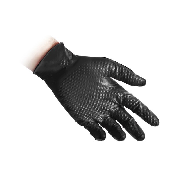 Guanti monouso in nitrile Black Full Grip Reflexx N85 - 8,4 g - 10 box da 50 pezzi