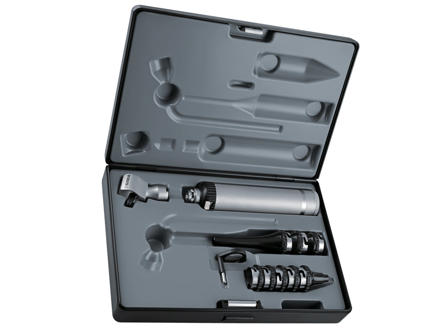 Set Otoscopio Veterinaria Xenon Alogeno Plast.