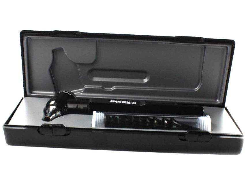 Otoscopio F.o. E-scope - LED 3,7V - Nero in Astuccio Rigido