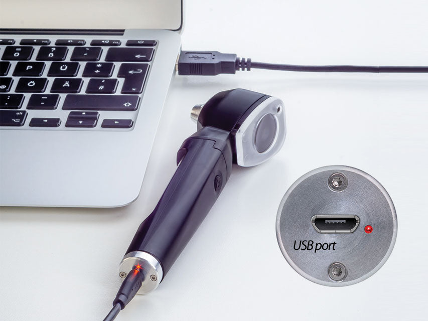 P16" Otoscopio Luxamed Auris Led Usb 3 7V _b