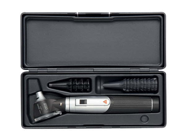 Otoscopio Heine Mini 3000 LED Direct con Speculum Riutilizzabili e Astuccio - Nero - D-856.20.021
