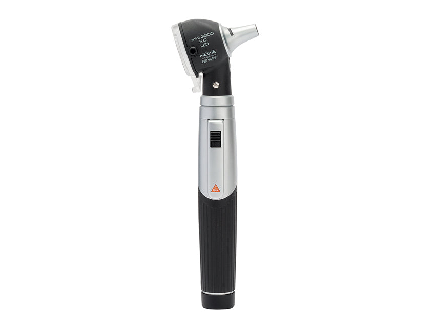 Otoscopio Heine Mini 3000 LED a F.o. con Speculum Riutilizzabili - Nero - D-008.70.120