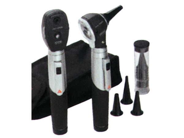 Set Oto-oftalmoscopio Heine Mini 3000 a F.o. - Nero