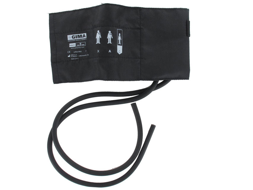 Bracciale Pediatrico + Polmone 2 Tubi 35x11 Cm -nylon Nero