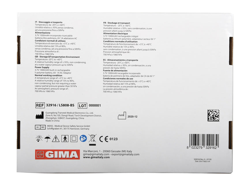 Misuratore Di Pressione Gima Bluetooth _d