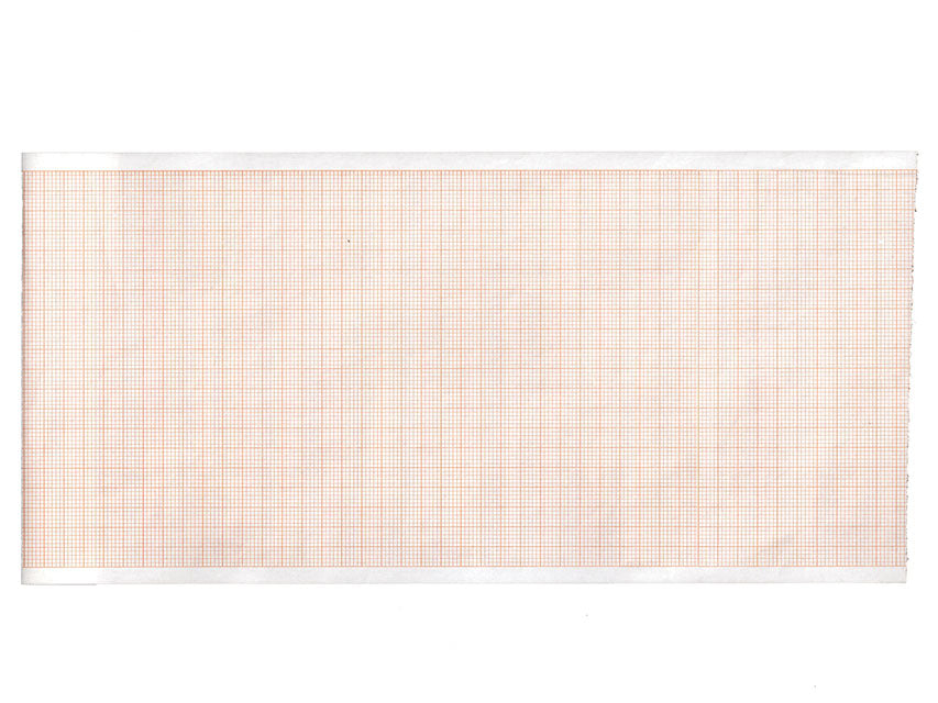 Carta Termica ECG 110x30 mm — rotolo griglia arancio
