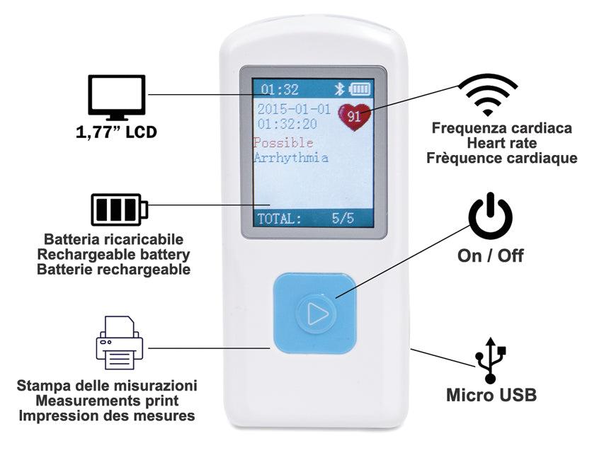 GIMA ECG Palmare PM-10 Bluetooth _b