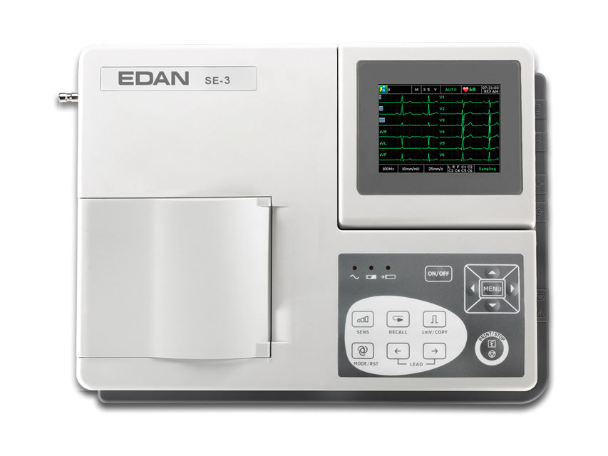 ECG EDAN SE-3 A Colori 3 Canali Con Monitor Ed Int _c