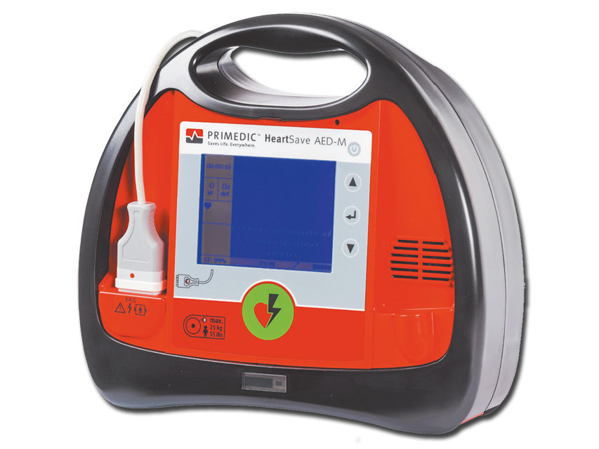 px17 defibrillatore con ecg e monitor primedic heart save ae
