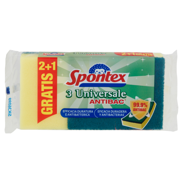 Spontex Spugna+ret pz 3 Universale – Cartone 30 pz