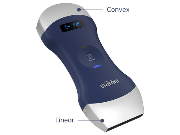 Ecografo Portatile Lineare/Convesso Doppia Testa Wireless Viatom