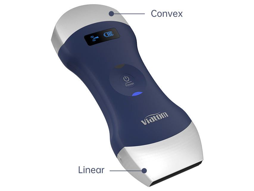 Ecografo Portatile Lineare/Convesso Doppia Testa Wireless Viatom