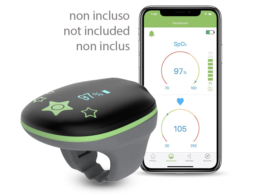 P16" Pulsossimetro O2Ring Monitoraggio Continuo _c