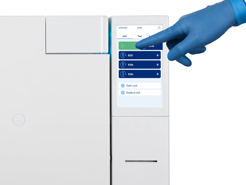 AUTOCLAVE EURONDA E10 B 24 litri display scroll&touch 7"