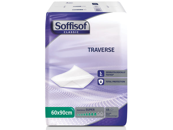 TRAVERSA LETTO ASSORBENTE SOFFISOF 60x90 cm alta assorbenza
