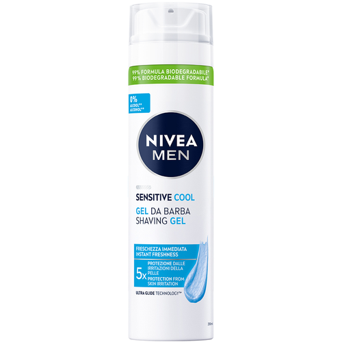 Nivea For Men Gel Barba 200ml Sensitive Cool – Cartone 12 pz