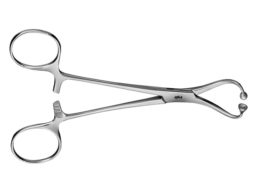 Pinza Fissateli Aesculap Curva Punte Smusse Bf464r