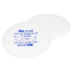 3M 2125 Filtro antiparticolato P2 R - cartone da 80 pezzi