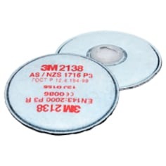 3M 2138 Filtro antiparticolato P3 R - cartone da 80 pezzi