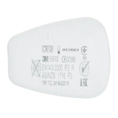 3M 5935 Filtro antiparticolato P3 R - cartone da 80 pezzi