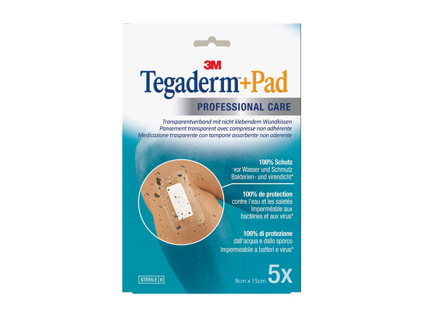 3M Tegaderm + Pad medicazione trasparente sterile 9x15 cm (3589NP)