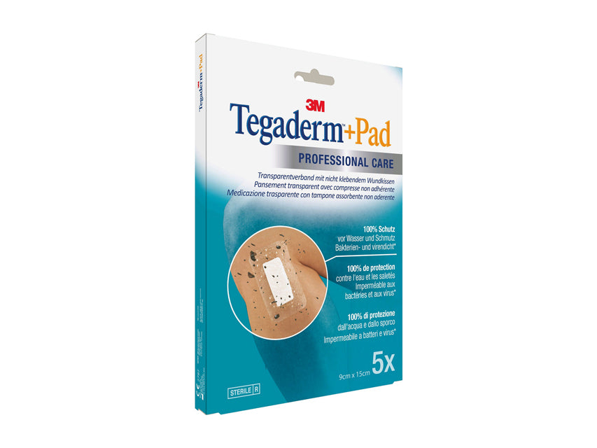 3M Tegaderm + Pad medicazione trasparente sterile 9x15 cm (3589NP) - immagine 3