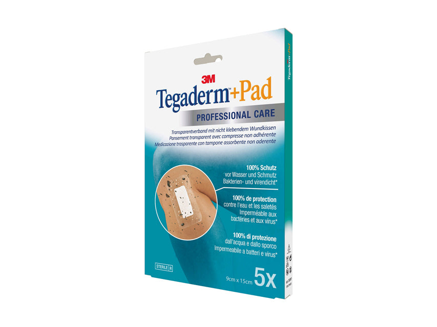 3M Tegaderm + Pad medicazione trasparente sterile 9x15 cm (3589NP) - immagine 4