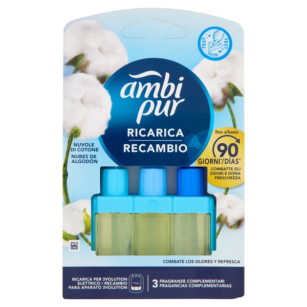 Ambi Pur 3VOL.RIC.20ML Nuvole di Cotone(new)