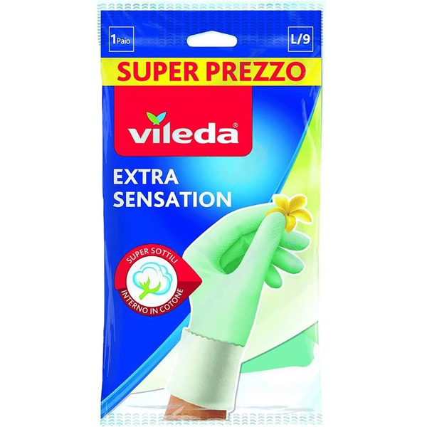 Vileda Guanti Extra-Sensation Media