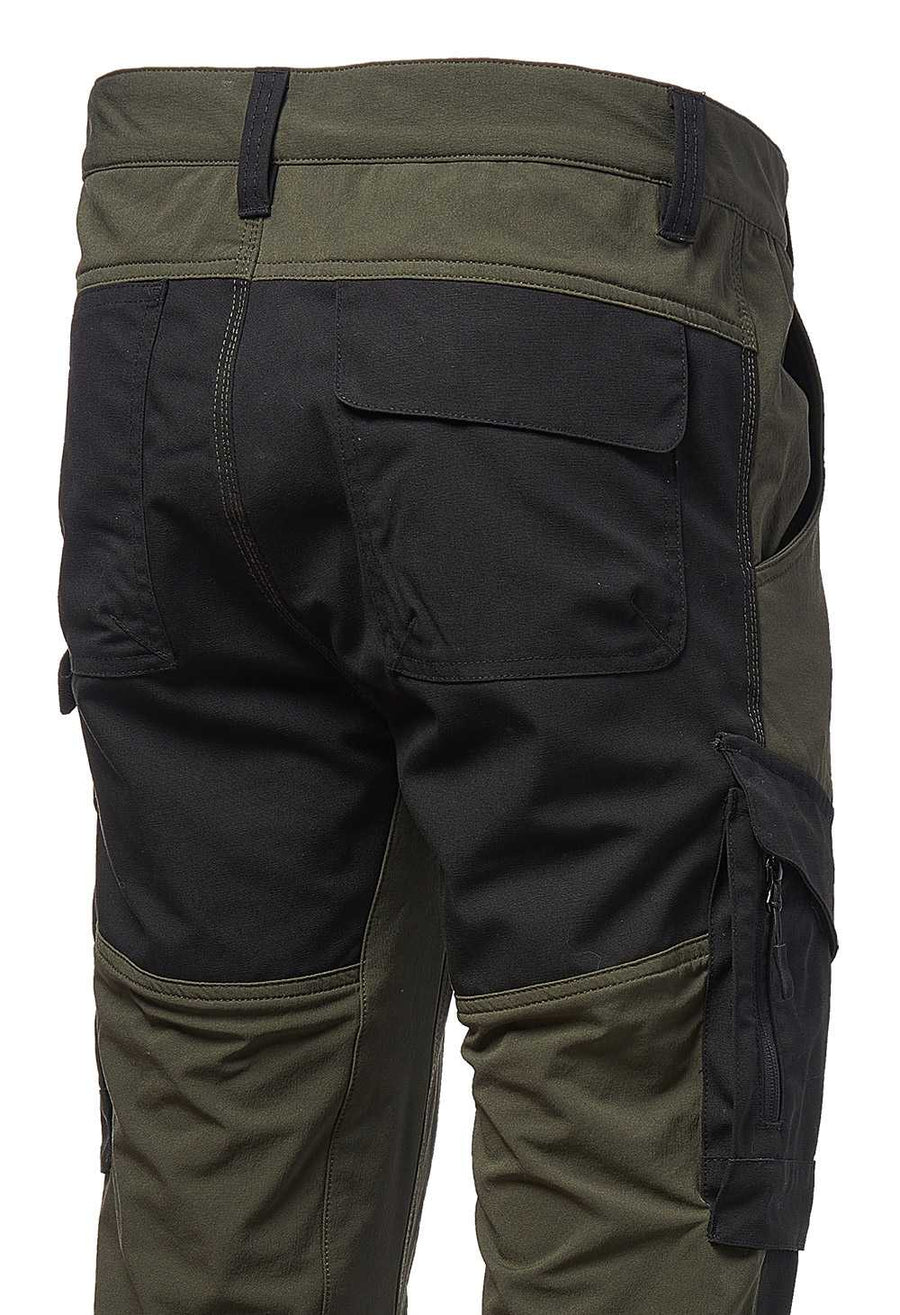 Pantalone tecnico OLIVAR colore Verde militare — foto ufficiale Logica Professional