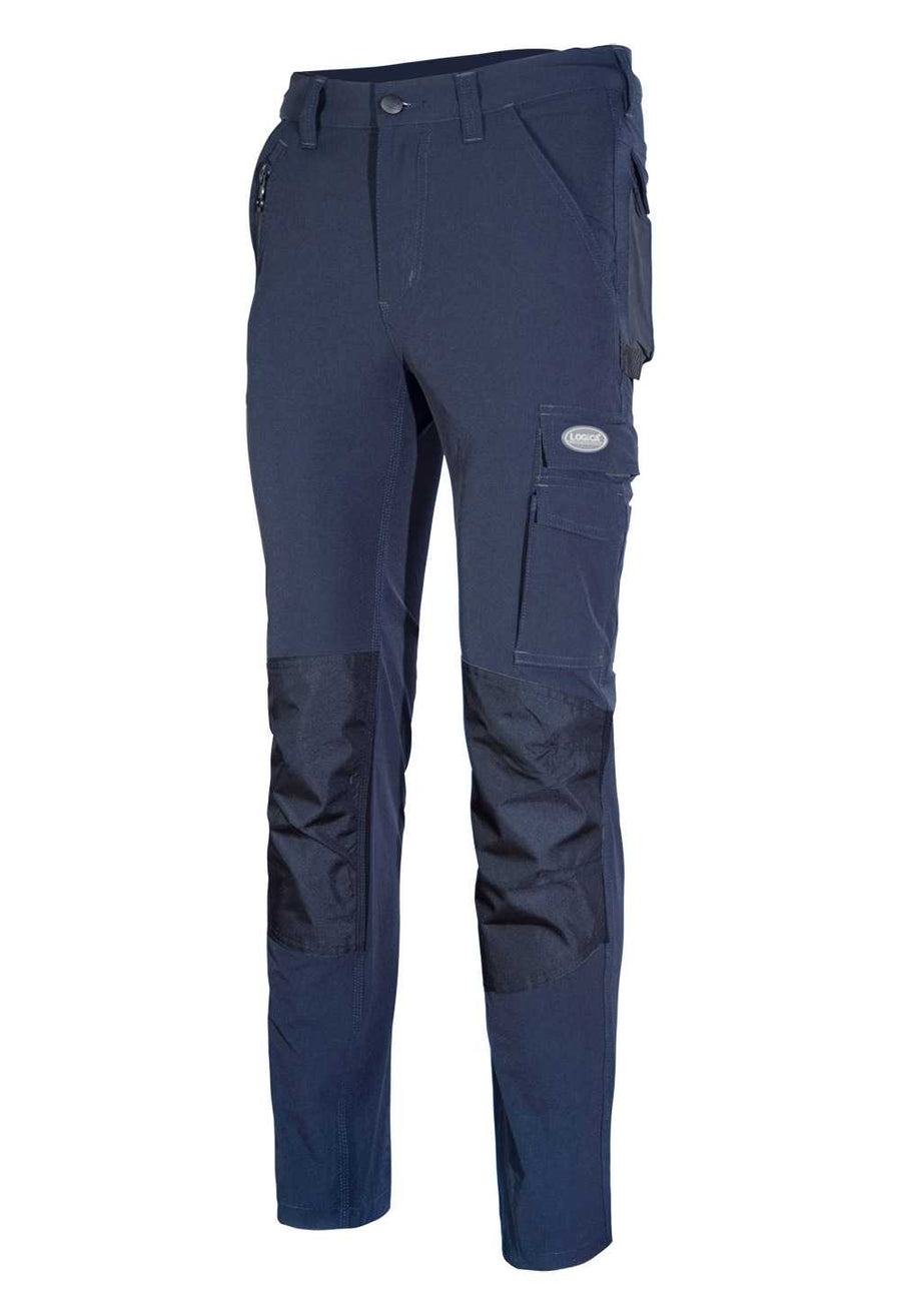 Pantalone Logica CICLONE Super Stretch idrorepellente colore Blu — foto ufficiale Logica Professional
