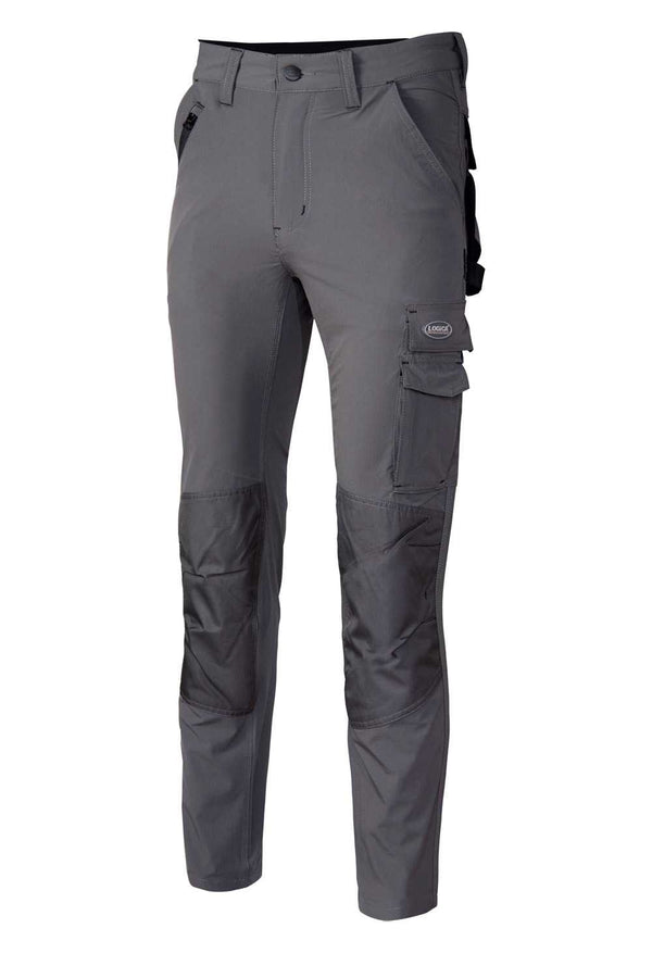 Pantalone estivo Logica PAPETE Super Stretch Light colore Grigio — foto ufficiale Logica Professional