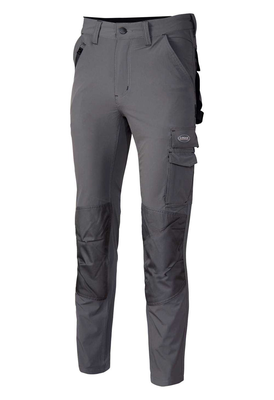 Pantalone estivo Logica PAPETE Super Stretch Light colore Grigio — foto ufficiale Logica Professional