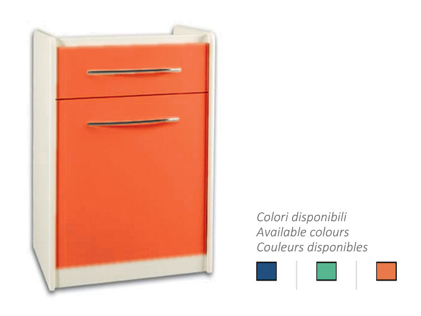 CASSETTIERA MOBILE GE4LP sotto lavello 49 cm colore a scelta