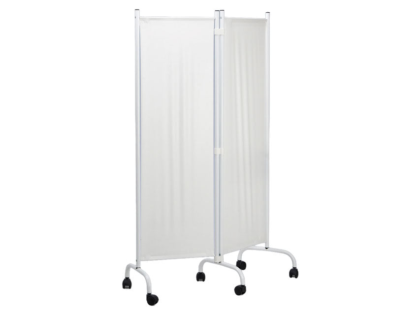Paravento a 2 Ante — bianco plastica