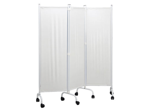 Paravento a 3 ante bianco plastica