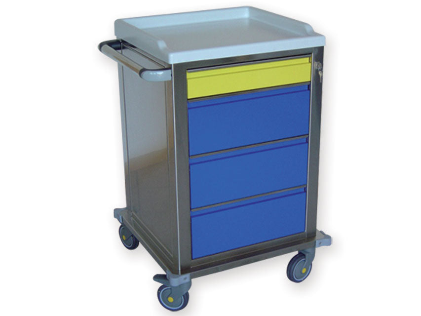 Carrello Modulare Inox 1+3 Cassetti