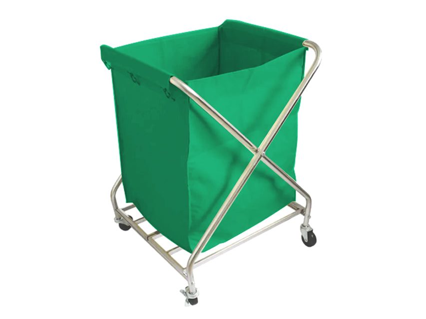 Carrello Biancheria Sporca Acciaio Inox Aisi 202