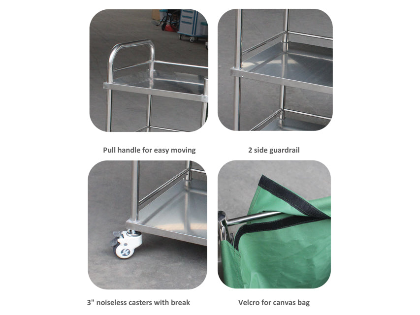 Carrello Lavanderia 3 Ripiani _b