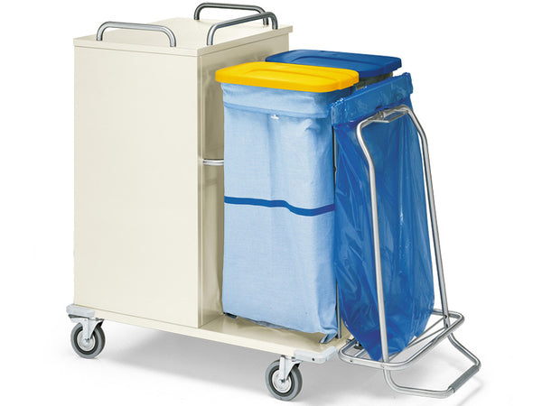 Carrello Lavanderia Chiuso Verniciato