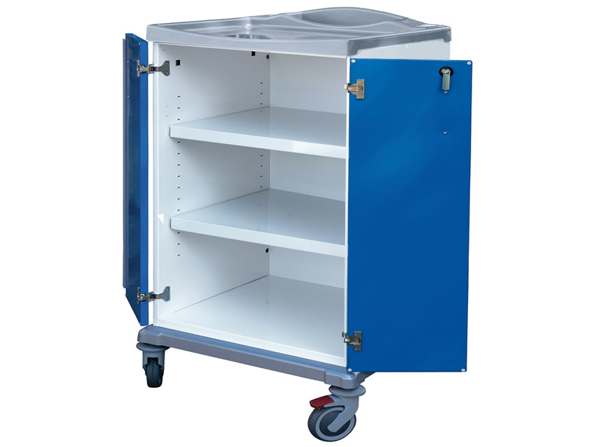Carrello Biancheria Pulita 2 Ante Medio _a