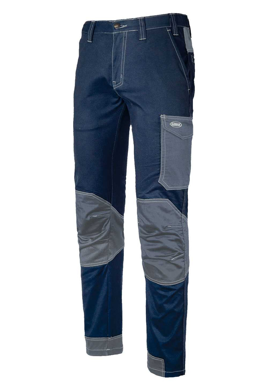 Pantalone stretch Logica CONDOR 230 g policotone colore Blu/Grigio — foto ufficiale Logica Professional
