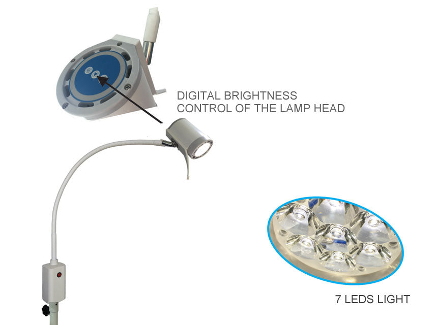 Lampada Hyridia A 7 Led Con Braccio Flessibile _a