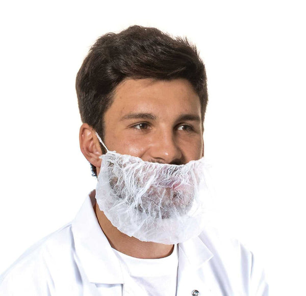 Copribarba monouso PLP bianco CB010 — Logica — foto ufficiale Logica Professional