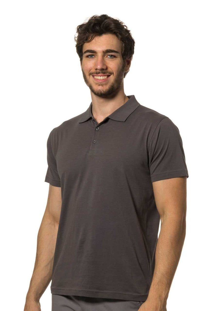 Polo da lavoro Logica WELTA jersey 165 gr - Grigio antracite