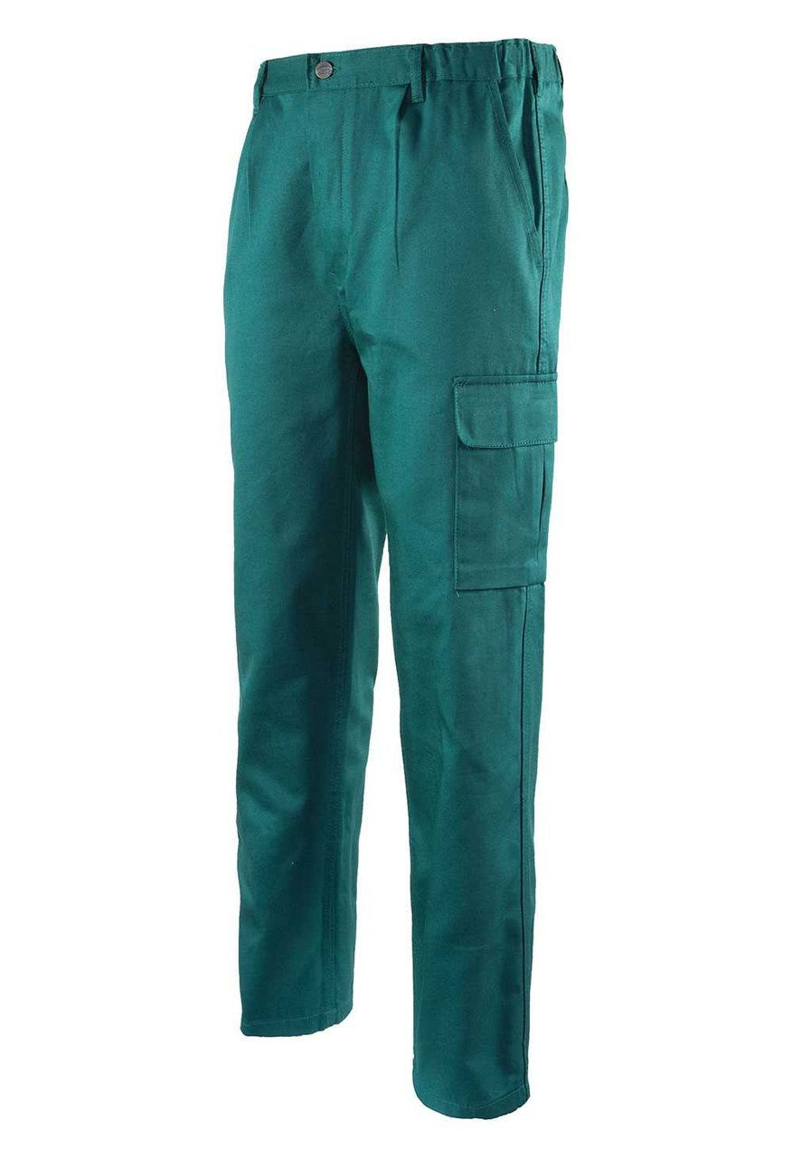 Pantalone da lavoro Logica 9030 100% cotone 4 tasche - Verde