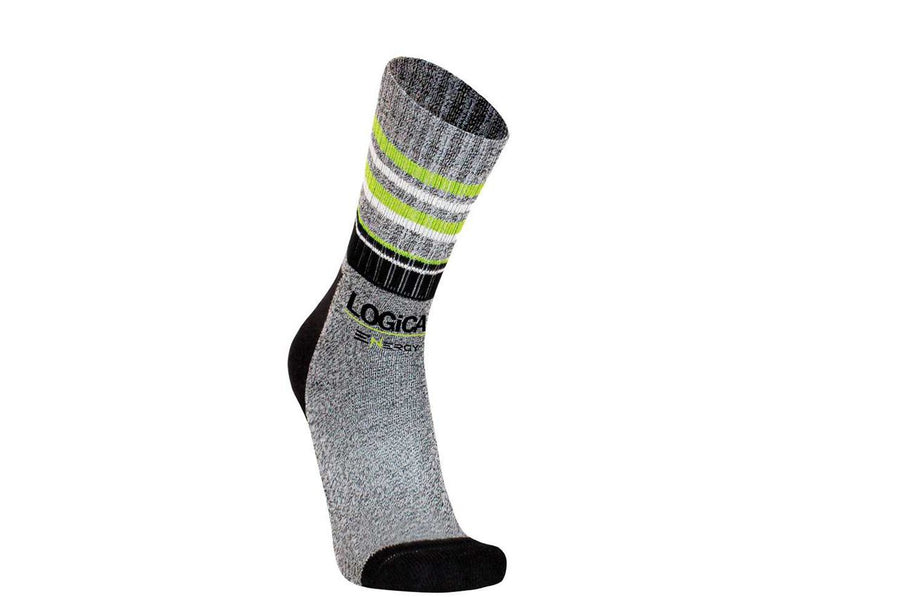 Calzino lungo LIME taglia unica Grigio-nero — foto ufficiale Logica Professional